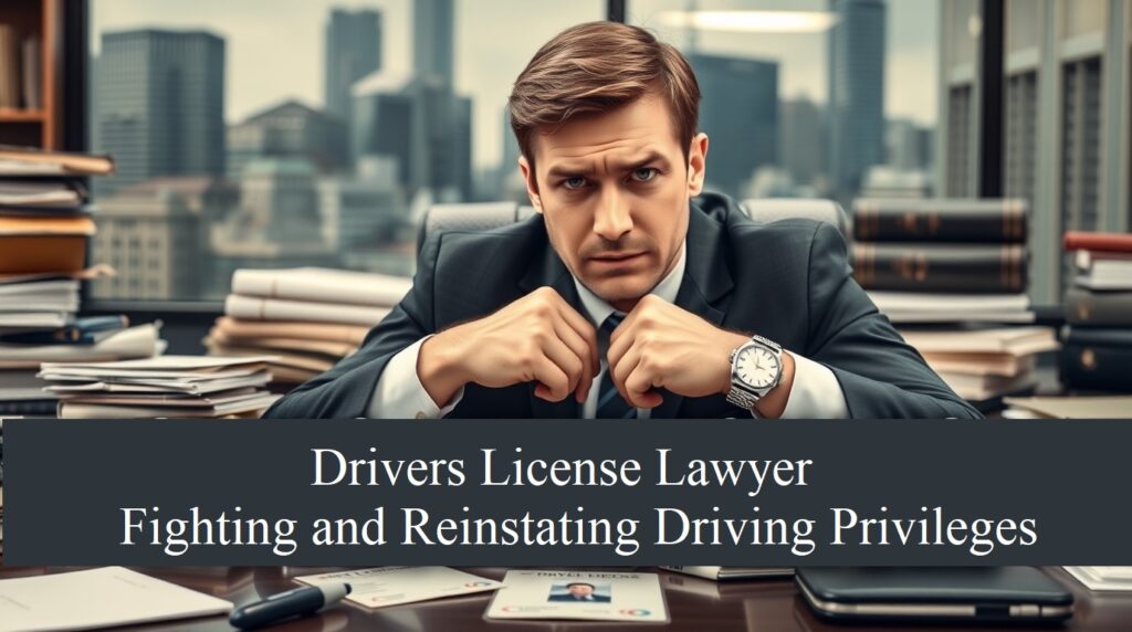 Drivers License Lawyer Fighting and Reinstating Driving Privileges